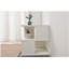 White 2-layer simple household bookshelf