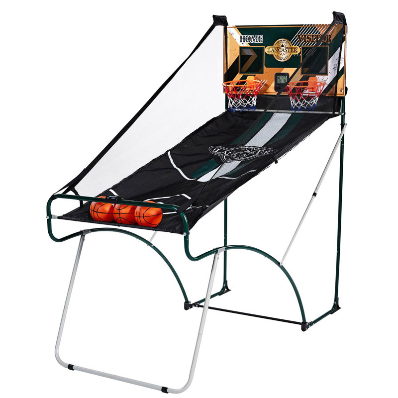 Lancaster Gaming 2 Player Battery Powered Basketball Arcade Game