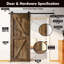 Porte en bois de pin massif non assemblé Arrow Design-132224628-132224636