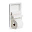 Porte-papier hygiénique encastré en acier inoxydable PVD-85949846