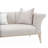  Yvette 100" 3-Seater Velvet Sofa - Porcini
