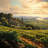 Calm dusk - 32"x32" art on canvas