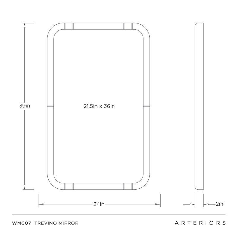 Trevino Rectangle Mirror