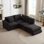 Canapé modulaire combiné avec repose-pieds-794863501