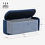 Stana Fabric Upholstered Ottoman Bench With Large Storage Space-104804776