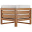 Chaise de patio en teck Upland