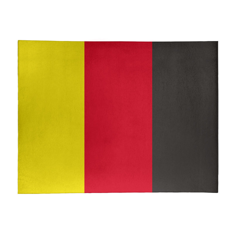 Tapis rouge à rayures de hockey national, Rectangle 5 pi x 7 pi