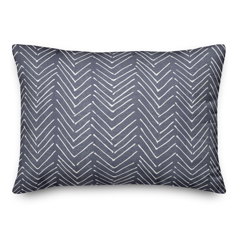 Housse de coussin rectangulaire d'extérieur  Scribble 16, Bleu