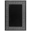 Greek-Key Black Grey Non-Slip Polypropylene Area Rug — Washable Door Mat & Hallway Runner for Living Room, Kitchen & Bedroom-772089121