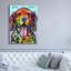«Dog Is Love» par Dean Russo, estampe numérique sur toile-1749081278