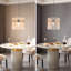 1-Light Cylindrical Glass Kitchen Island Pendant-757725633