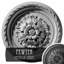 Médaillon de plafond Endurathane Acanthus, DE 11 3/8 po x P 2 po, finition cuivre poli peint à la main-27780903