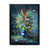 Impression noire sur toile encadrée sélectionné