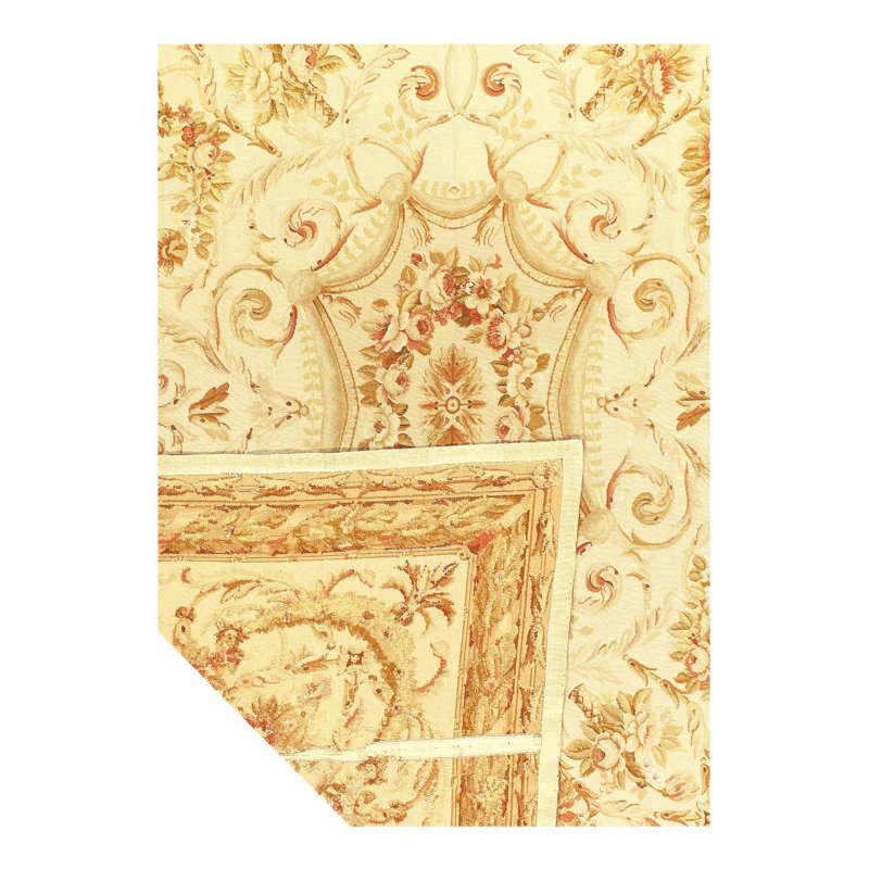 Oriental Area Rug in Beige