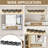 5-Light Matte Black Vanity Light, Modern Globe Glass Bathroom Wall Sconce For Mirror-1541934170-1541934167