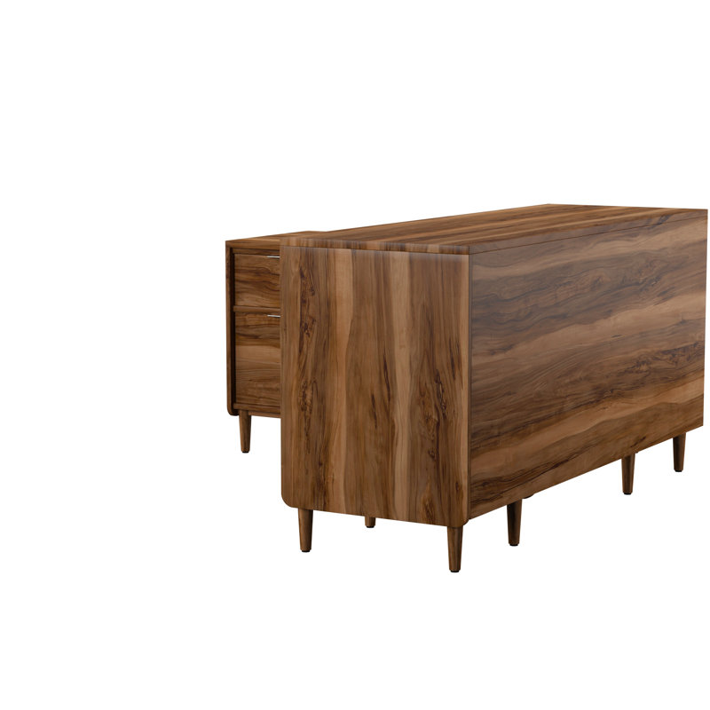 Bureau double caisson en L Cutrer