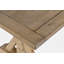 Table de salle à manger extensible à hauteur de comptoir en bois massif Averie