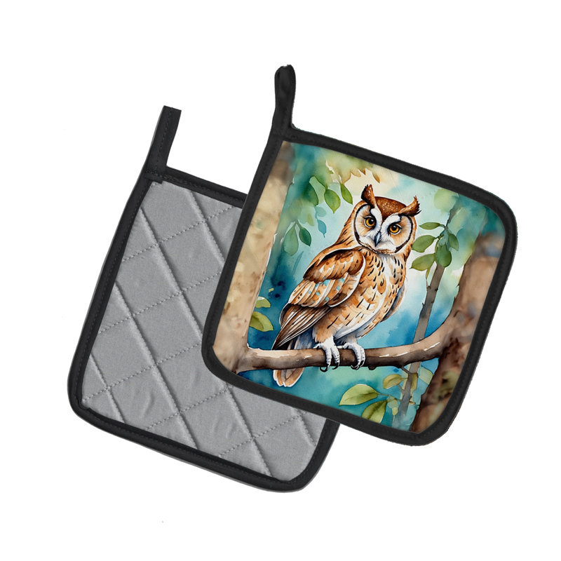 Paire de poignées Oriental Bay Owl