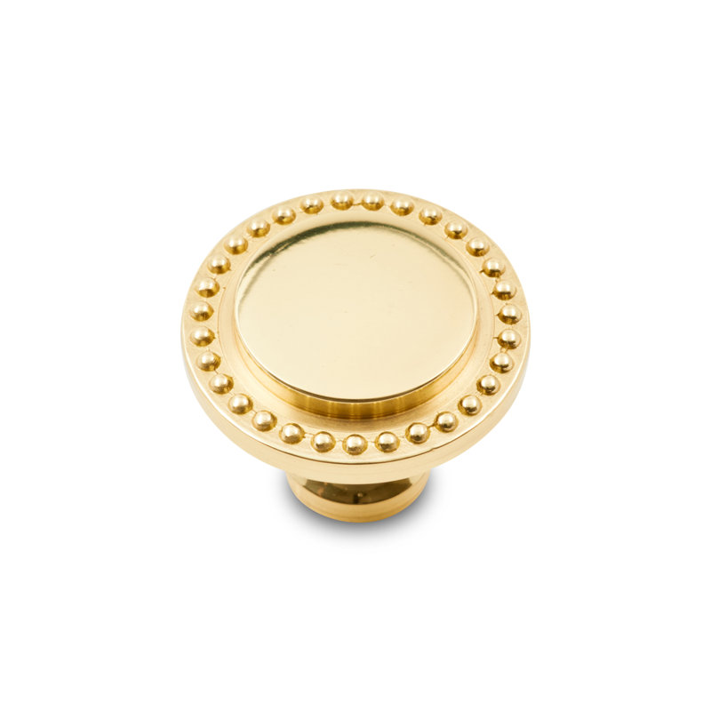 CK Series 1 1/4" Diameter Mushroom Knob, Polished Brass