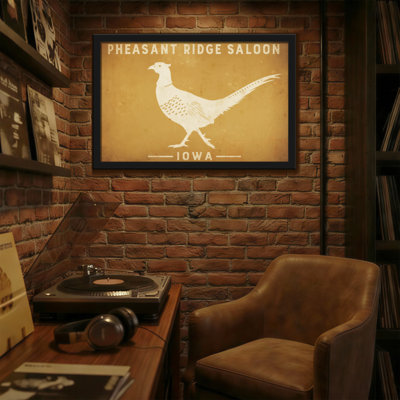 Animals Pheasant Ridge Saloon Iowa Sign