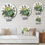 Charlanne - Floral Wall Clock-1462870218
