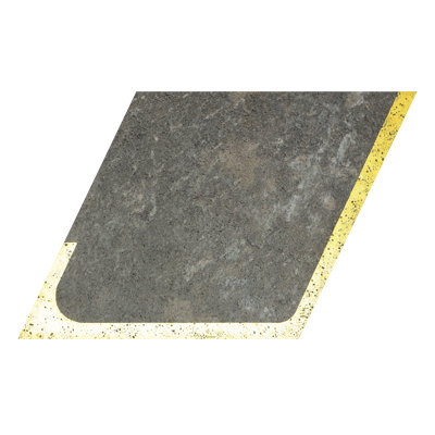 Carreau de mosaïque auto-adhésif en pierre 4 po x 4,6 po