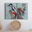 «Woodpecker Paintstrokes I», toile tendue avec châssis de qualité supérieure - prête à être accrochée-1711768240