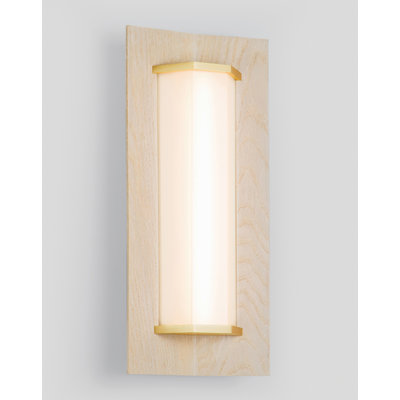 Penna Solid Wood LED Flush Mounted Sconce