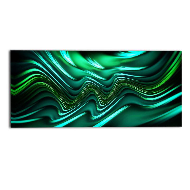 Émeraude energy green, impression sur toile tendue