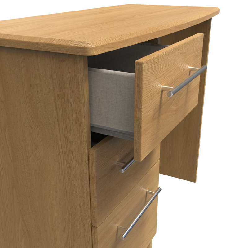 Fully Assembled Lyndale Dressing Table, English Oak