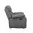 Kalen Grey Chenille Sofa W/ Drop Down Table