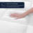 Queen (60" x 80") Organic Cotton Mattress Pad & Protector, Hypoallergenic, Waterproof, Cooling-520329606