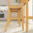 3-Piece Solid Wood Bar Height Farmhouse Dining Table Set-1433607284-1433607277-1433607273