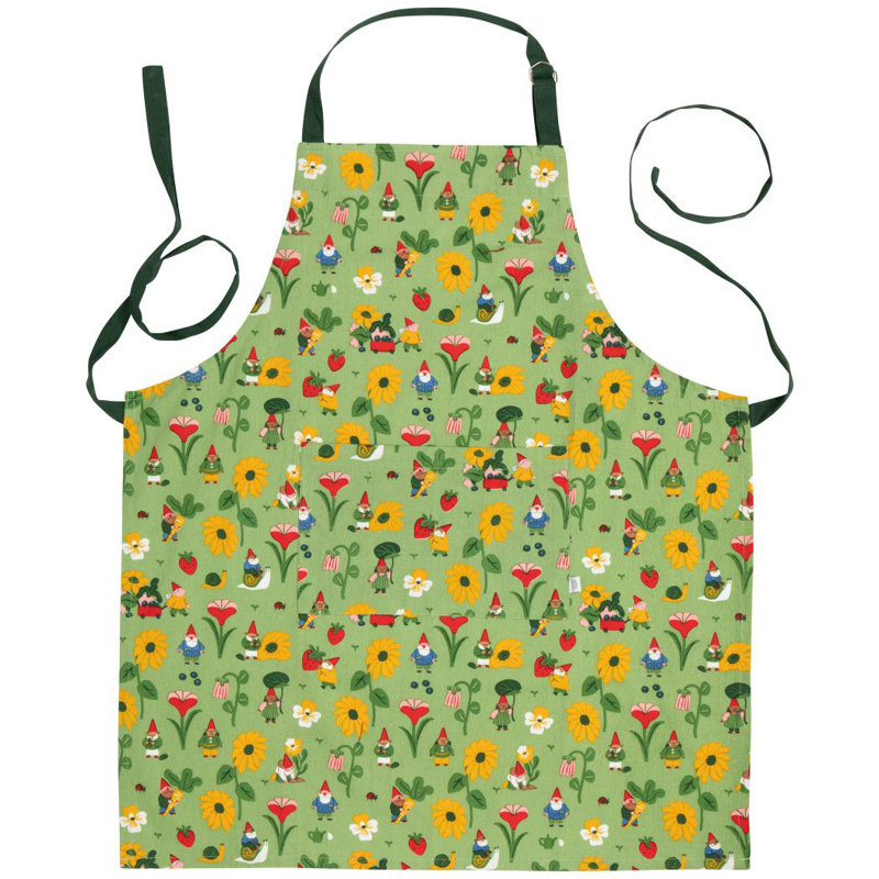 Set of 2 Mom and Kid Apron Set, Gnome Grown