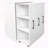 Slide Out Storage Bookcase with 3 Pulled Out Doors