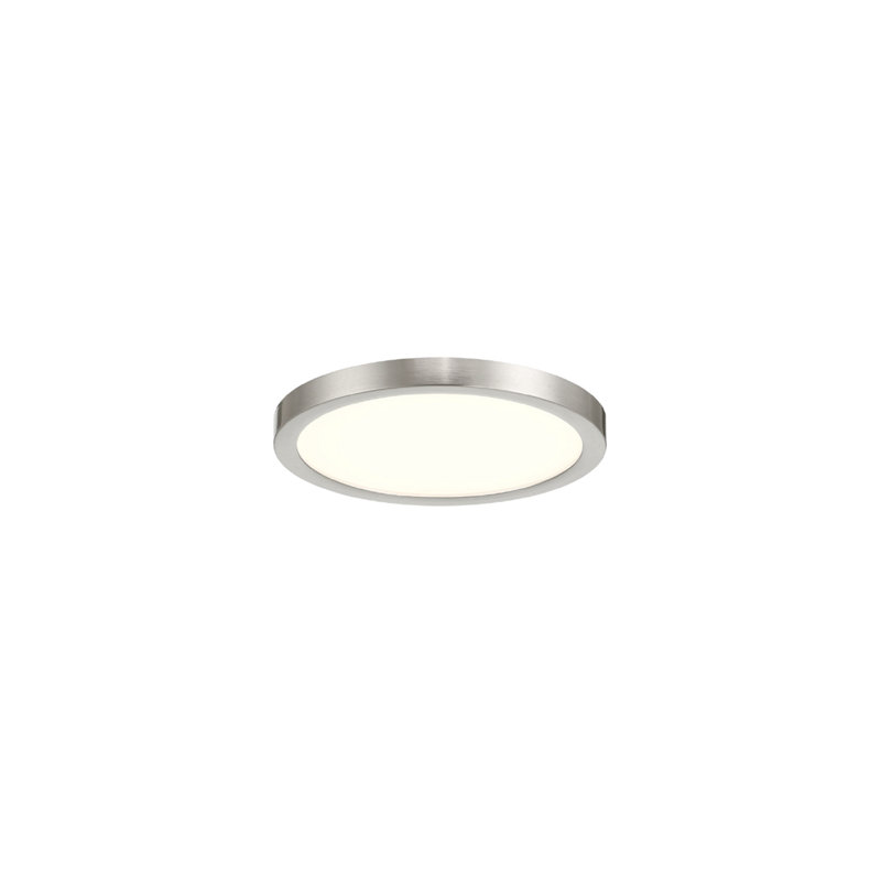 artemis LED Flushmount - Round, 10W, 5CCT,, 1" H x 5.38" W x 5.38" D, Brush Nickel
