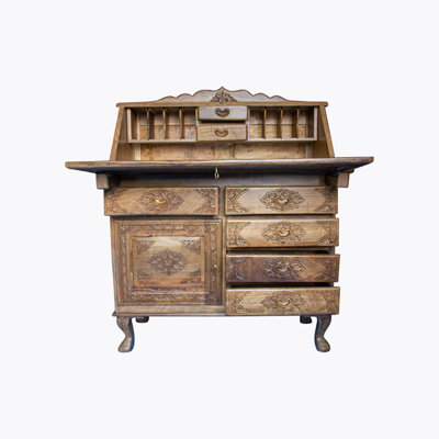 Kessinger Solid Wood Secretary Desk