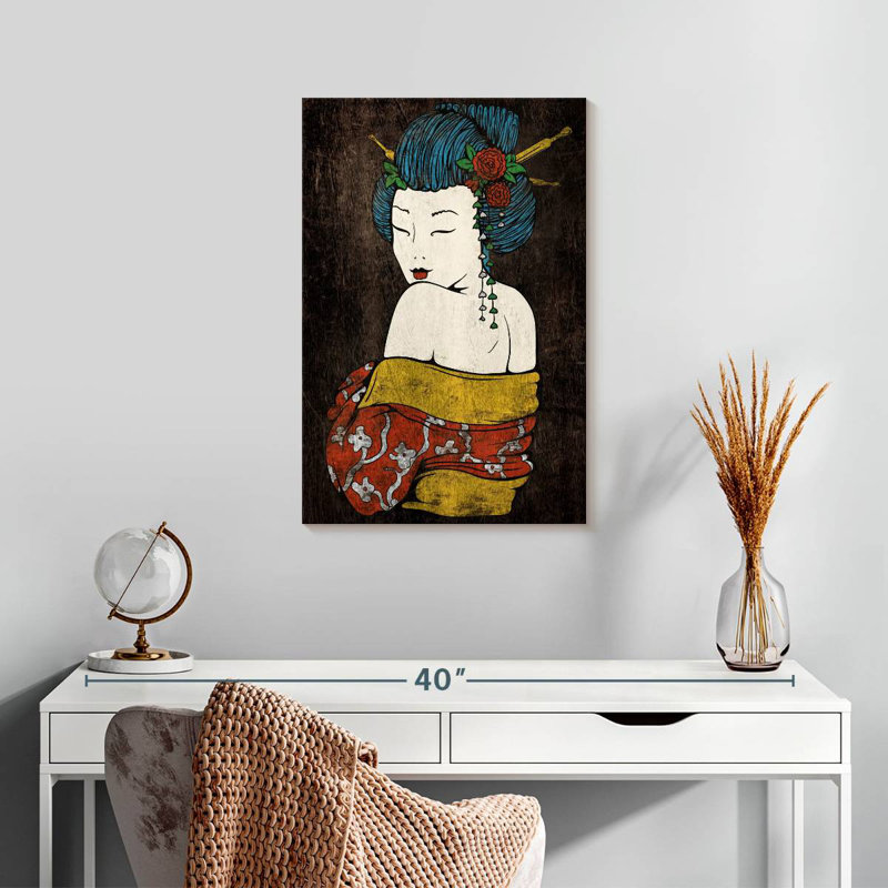 Leisha séduisante Geisha, H 24 po x l 16 po
