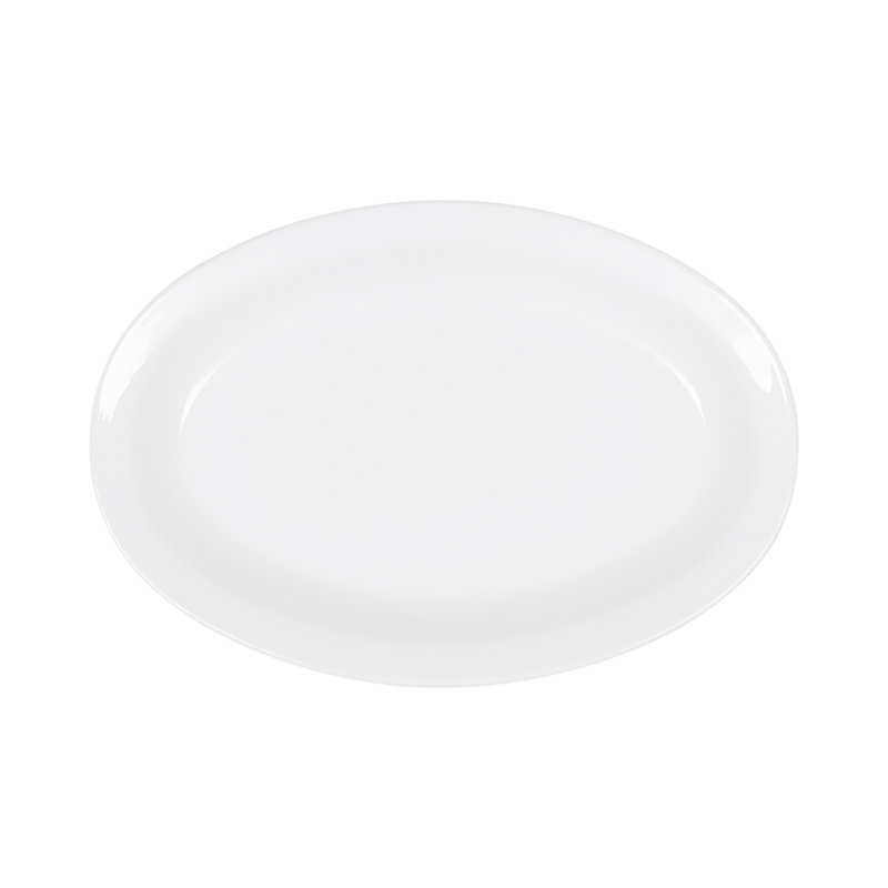 Merced Brazil 10" Melamine Dinner Plate, White