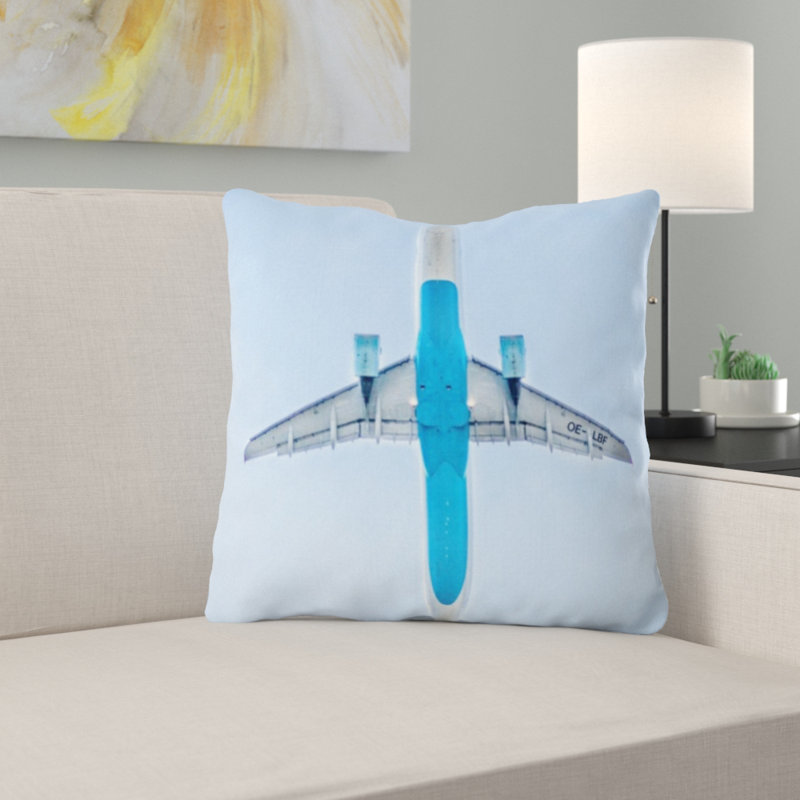 Coussin décoratif avion