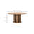 Treccia Round Dining Table Oak