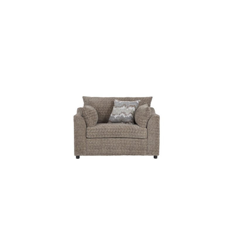 Fauteuil câlin Hughes Furniture, Caramel plongeant