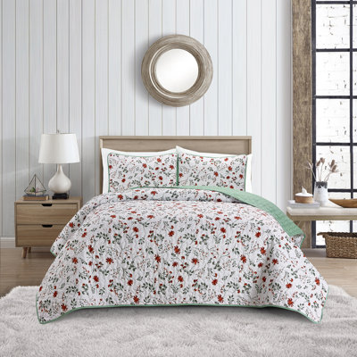 Floral Botanical Quilt Set