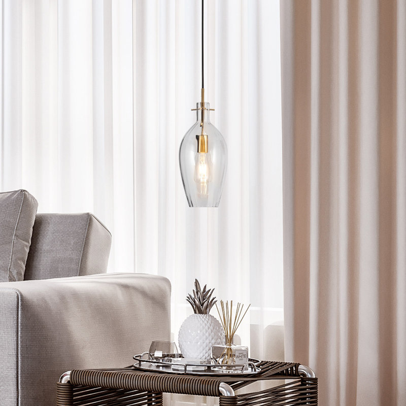 Luminaire suspendu en forme de cloche à 1 lumière Meya