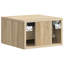 34.5cm W Manufactured Wood Bedside Table-1809141110