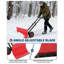 Poussoir à neige à deux poignées 29 po - 5 angles, hauteur réglable, structure en acier, rouge-132492516