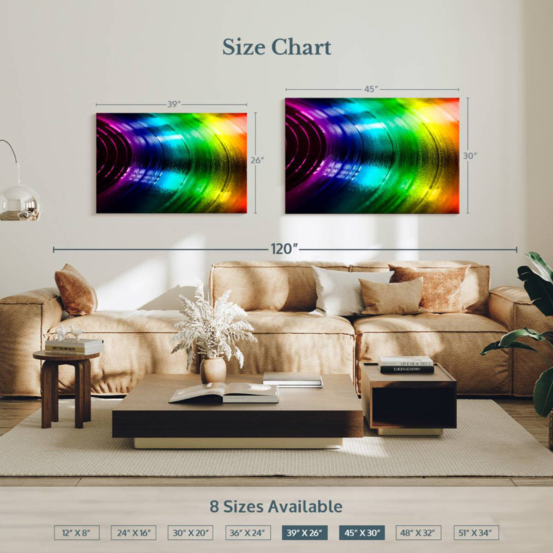Abarca Vinyl Record Rainbow