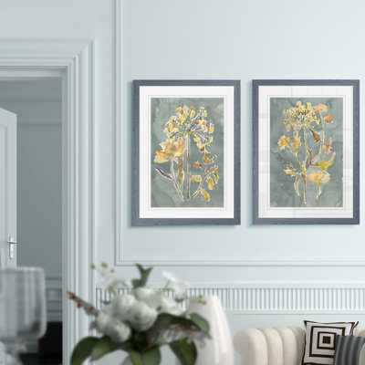 " Collected Florals I " 2 - Pieces