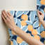 Papier peint adhésif bleu clair Talia-2127952827