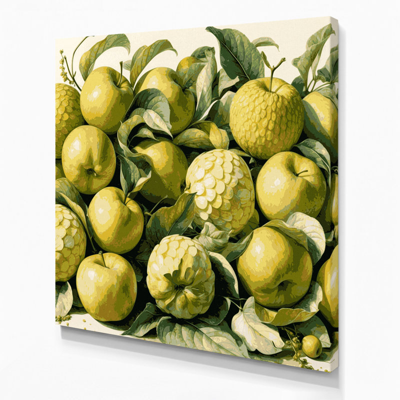 Art mural sur toile crème, H 16 po x l 16 po